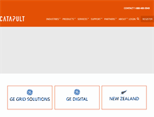 Tablet Screenshot of catapultsoftware.com